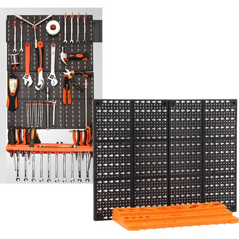 Panneau perforé Green Forest Tool, panneau de sécurité en ABS, support de rangement multifonctionnel pour outils d'atelier (1/5)