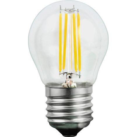 Ampoule LED fil. G45 E27 400 lm 3000K Polux Platinum (1/3)