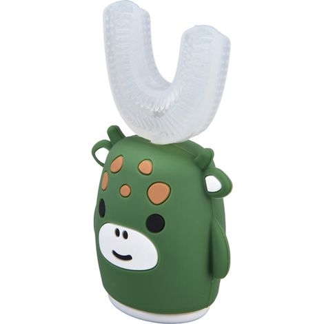 Brosse à dents électrique en forme de U pour enfants - Rechargeable, poils souples, design ludique