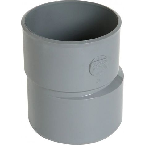 Nicoll – Réduction extérieure excentrée mâle-femelle Ø110/100 – PVC lisse pour évacuation – Emboîtement facile – Conserve le fil d'eau