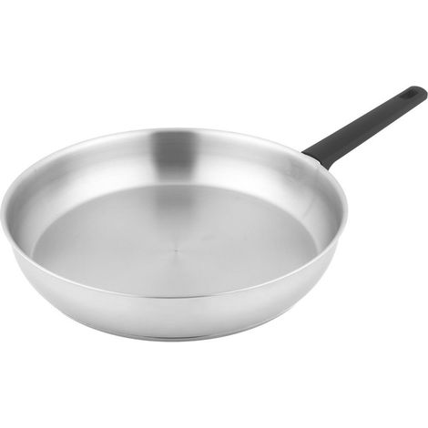 Padella in Acciaio Inox anche Induzione Manico in Bachelite 20 cm