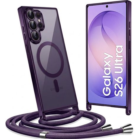 Funda para Samsung Galaxy S26 Ultra, Electro MagSafe, Morada + Cordón (1/5)