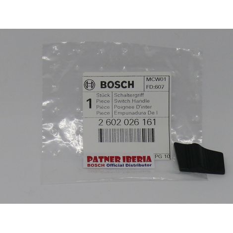 Repuesto original BOSCH 2602026161  Mango del interruptor