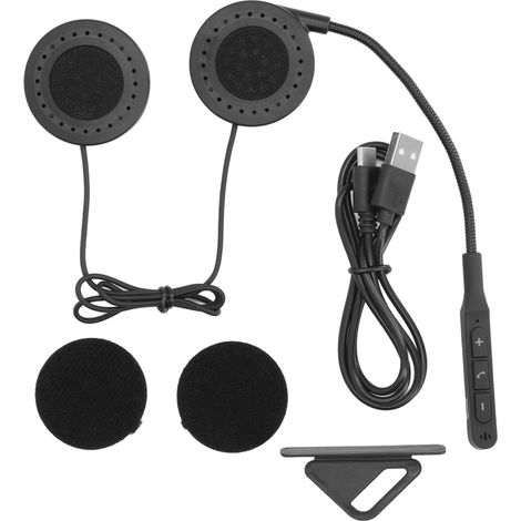 Eosnow Motorradhelm Bluetooth Headset Wasserdicht Freisprecheinrichtung Musik Anrufsteuerung 5.0
