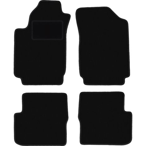 Tappetini auto in velluto nero per: Fiat Stilo hatchback, station wagon (2000-2008) (1/5)