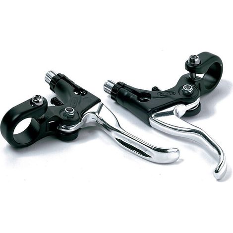 V-Brake coppia di leve freni in acciaio finitura lucida bici (1/3)