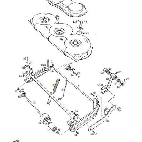 PLATTENHEBFEDER CM102 ORIGINAL STIGA - 1134-3720-01