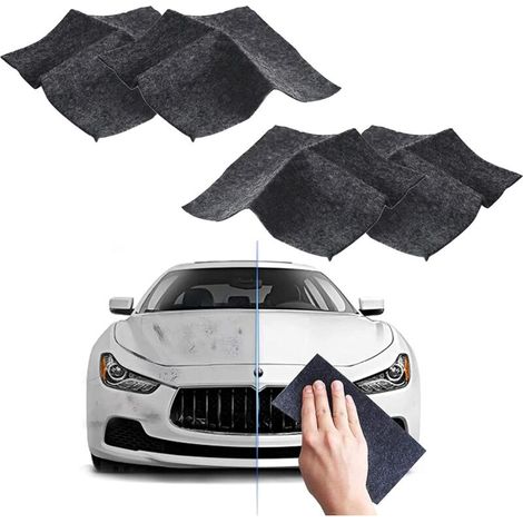 Chiffon Anti-Rayures Voiture Chiffons Réparation Anti-Rayures Peuvent Éliminer Efficacement Rayures Taches Voiture, Restaurer Couleur Voiture Surfaces. (1/5)