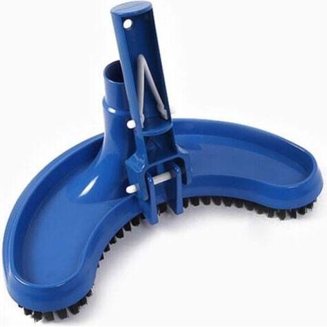 Tête d'aspirateur de Piscine, Accessoire de Nettoyage Incurvé par Succion Incurvée de Piscine de Demi-Lune de Piscine d'Aspirateur de Piscine (1/4)