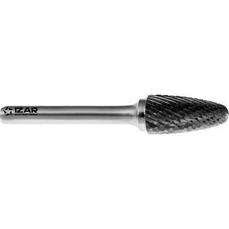 Fresa Rotativa Metal Duro Norma-Rbf (F) Ojiva Redondeada - 9268 - 03,00X03,00 mm Dent.6 IZAR (1/4)