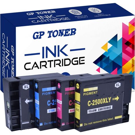 4x Tinte für Canon C2500XL CMYK GP (1/5)