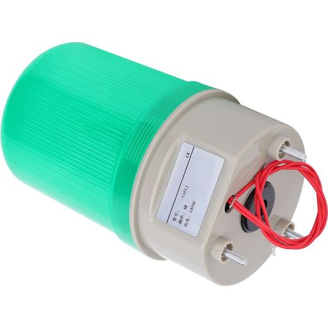 Feu de signalisation BERM, gyrophare stroboscopique à LED verte pour camions, avertissement d'urgence, 5 W, 24 V CC (1/5)