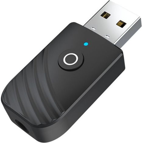 Adaptateur Bluetooth USB - Émetteur Récepteur 3-en-1 Bluetooth 5.0 - Pour TV Ordinateur Autoradio Système Audio - 1 Pièce