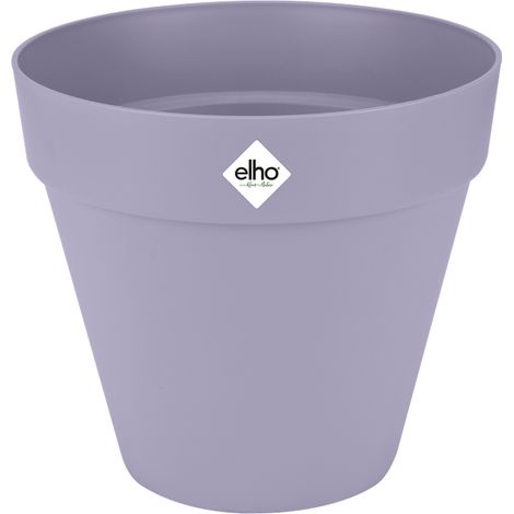 Elho Loft Urban Rond 25 - Violet - L 25 x B 24.5 x H 22 cm - extérieur - 100% recyclé