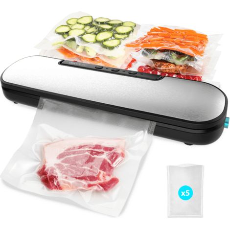 Cecotec Envasadora al Vacío SealVac Easy Magnetik. 90 W, Envasado en 10 Segundos, Presión de Vacío de 0,6 bares, Sellado 30 cm