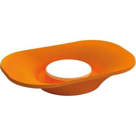 Lineabeta - Saon Seifenschale aus Silikon / abs orange