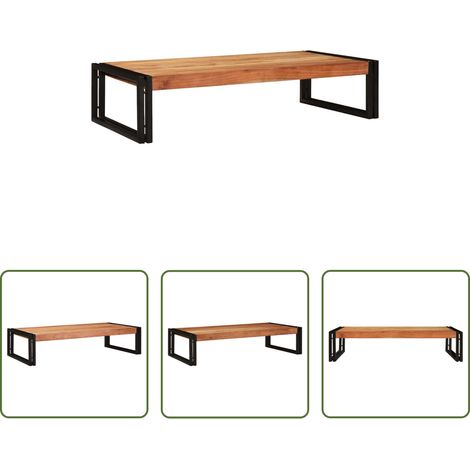 Badregal Akazie -  Badregal mit Regal Braun 100 x 50 x 23 cm Massivholz Akazie