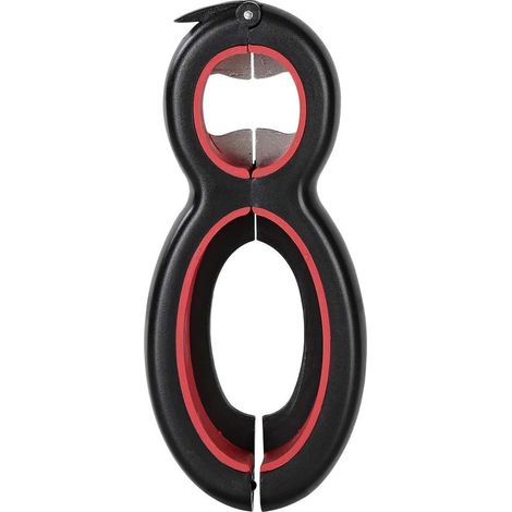 Décapsuleur multifonction 6 en 1, ouvre-bouteille, décapsuleur et décapsuleurs bocaux, couvercle rabattable – Décapsuleur pour les mains âgées et arthritiques, personnes âgées souffrant d'arthrite (1/5)