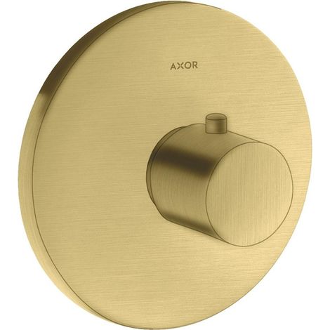 Thermostat AXOR UNO2 encastré en acier inoxydable avec optique