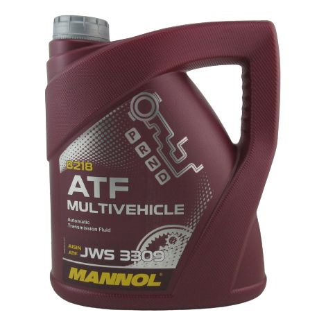 MANNOL ATF MULTIVEHICLE JWS 3309 DEXRON II IIIF MB 236.1 OLIO ROSSO 4L