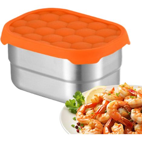 Boîtes à lunch pour enfants - Boîtes à lunch en acier inoxydable faciles à ouvrir  Idéales pour le camping, la mer, les voyages, le travail, les vacances, le bureau et les longs trajets en voiture (1/5)