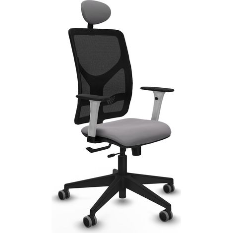 Silla de oficina piqueras y crespo Motilla negro cuero sintético (1/2)
