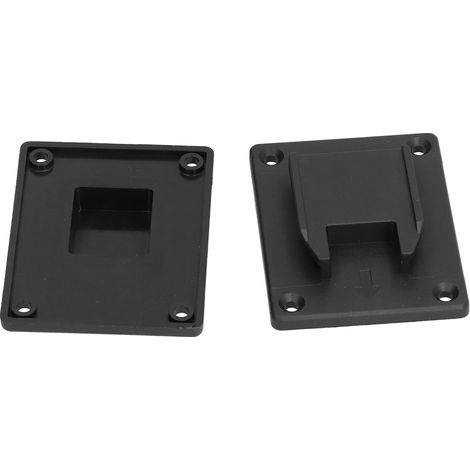 Lot de 2 supports de fixation pour batterie Milwaukee M18 18V, avec boucle de fixation et trous de montage (1/5)