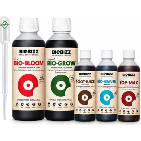 BioBizz Set Big 5 teilig Bio Dünger Starterset Komplettset Pflanzenpflege (1/5)