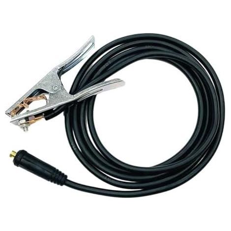 Copper grounding terminal for 300A welding machines, high-performance grounding terminal with electrode holder cable, MIG/TIG/stick welding accessories, robust connection for applications (1/4)