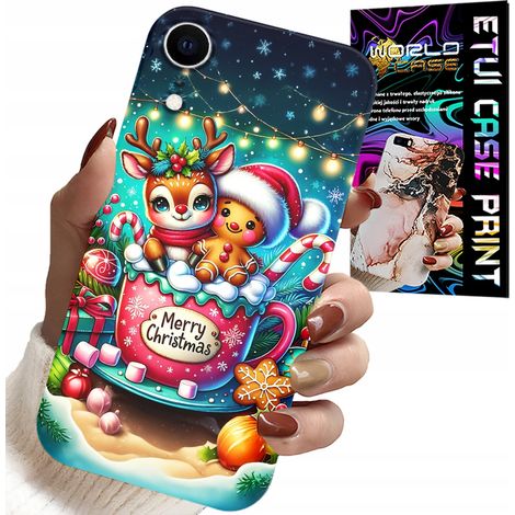 Custodia per iPhone XR - renna con pan di zenzero, buon Natale (1/5)