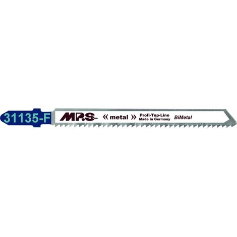 Lame de scie sauteuse bimétallique MPS 31135-F pour la découpe de l'acier inoxydable, 12 TPI, type T
