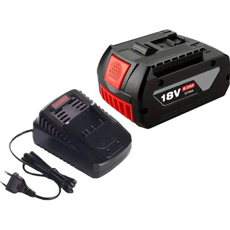 Batteria ricaricabile, 18 V, capacità 8,0 Ah, 8,0 Ah x 1 - Caricabatterie x 1 (1/2)