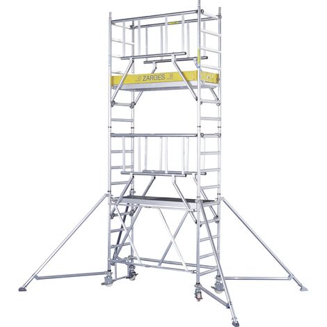ZARGES Compactmaster S-PLUS 1T - Klappgerüst Arbeitshöhe 5.70 m (1/4)