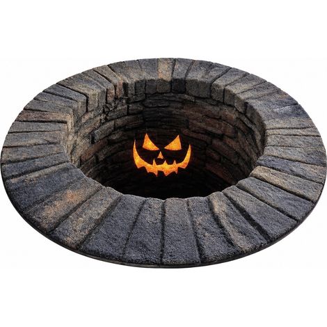 Tapis de sol rond Halloween, velours cristal, doux et lavable, cosplay, salon/chambre, commande personnalisée - Style 3 (1/5)