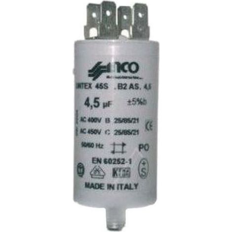Condensateur CD245A moteur pompe (53343-35308) (49011940) Lave-vaisselle 533433662894160337 CANDY, ROSIERES, HOOVER, IBERNA, GE