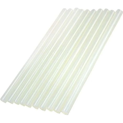 Batons de Colle Chaude pour pistolets, Batonnets de Colle Transparents 11 mmx290 mm, 30 pièces (1/4)
