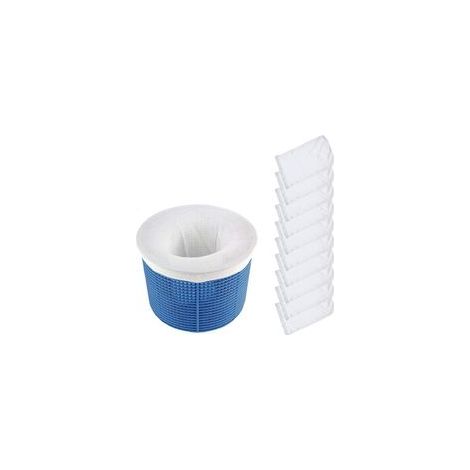 Chaussettes de Skimmer de Piscine,10 Pièces Pool Skimmer Socks pour Filtres, Paniers et Skimmers,Durable et Universel (1/5)