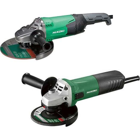 Pack HIKOKI KG23SA (Meuleuse G23SW2 230 mm + Meuleuse G13SR4(S) 125mm (1/3)