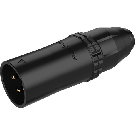 Conector impermeable tipo XLR Roxtone RX3MWP-BG IP67 (1/5)