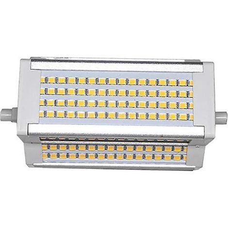 Ampoule LED R7S 50 W blanc chaud J118 type J, spot LED 118 mm, 5000 lm, équivalent à une lampe halogène 500 W, angle de diffusion de 200°, pour une utilisation intérieure et extérieure dans la chambre (1/4)