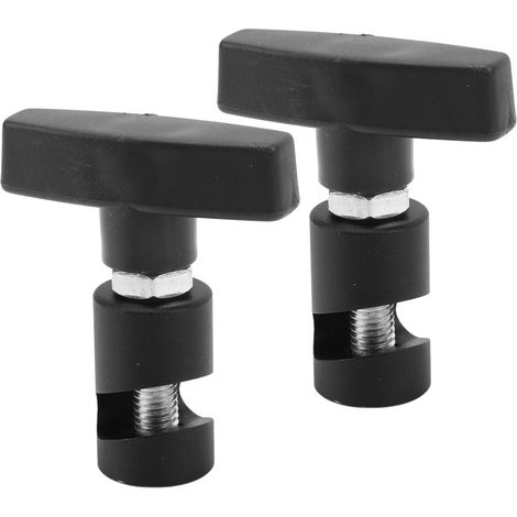 Ensemble d'outils combinés : clip de support de capot en 2 pièces et étrier de bougie d'allumage, adapté aux capots et couvercles de coffre de voiture, noir. (1/5)