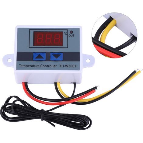 12V 120W Digitaler Temperaturregler mit wasserdichter Sonde (1/5)