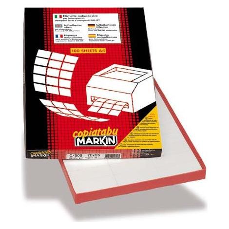 Markin 210A407 etiqueta de impresora Blanco (1/2)