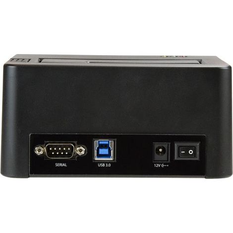 StarTech.com Effaceur de Disque Dur a Baie Unique, Nettoyeur d'HDD/SSD Autonome, 4Kn, USB 3.0 a SATA III (6 Gbps), 9 Modes d'Effacement, Secure Erase, Port d'Imprimante DB-9, TAA (SDOCK1EU3P2) (1/3)