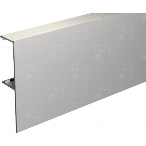 Mantion – Bandeau alu 3 m à clipser – Rail de porte coulissante 40/80 – Aluminium anodisé résistant aux intempéries – Installation rapide (1/3)