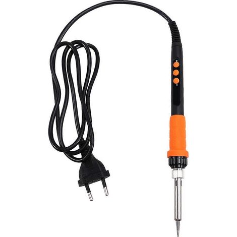 90-W-Elektrolötkolben mit Innenheizung, orangefarbener EU-Stecker