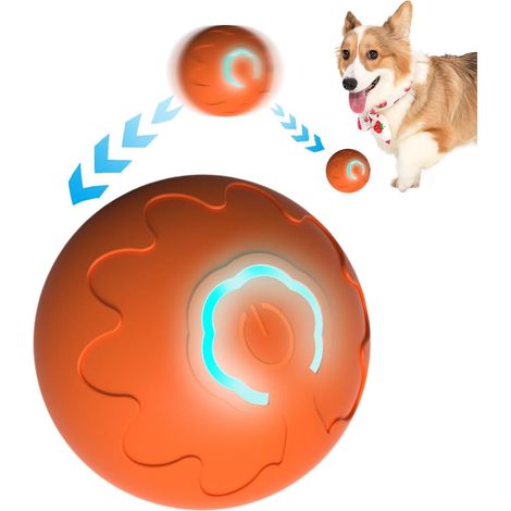 Dog Toys for Aggressive Chewers,USB Rechargeable Teething Ball (1/5)
