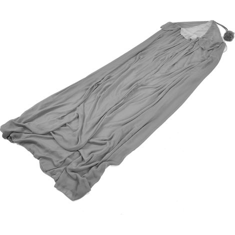 Moustiquaire respirante en mousseline grise pour chambre d'enfant (1/5)