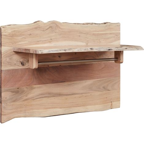 Garderobe Akazie 100x32x60 natur lackiert PURE ACACIA 715 (1/3)