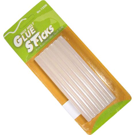 BeMatik - Lot de 12 bâtonnets de colle thermofusible en silicone 8 mm